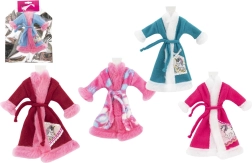 Chalatelis lėlėms, įvairių spalvų