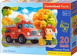 Dėlionė Mažasis gaisrininkas MAXI 20 dalių CASTORLAND