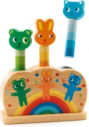 Wooden Toy Pop-Up Animals Djeco