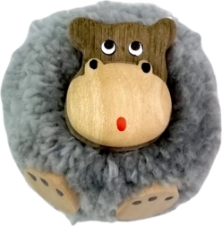 2Kids Toys wooden magnet with pompom – Hippo