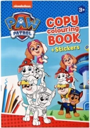 Spalvinimo knygelė ir lipdukai PAW PATROL – A4 formatas