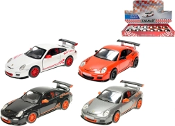 Kinsmart Porsche 911 GT3 RS metalinis modelis 1:36 su atbuline eiga