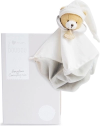 Doudou dovanų rinkinys: pliušinis meškiukas 25 cm