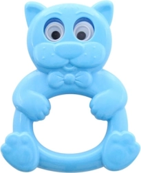 Barškutis kačiukas su judančiomis akimis, 11 cm