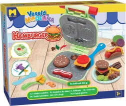 MODELO Linksmosios plastilinas Hamburgerių rinkinys