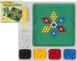 Mozaika su rutuliukais ir pincetu, maža, 250 vnt.