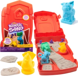 Kinetic Sand Sandy Farm creative set with kinetic sand
