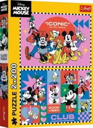 Dėlionė 2×200 dalių Disney – laikas su draugais