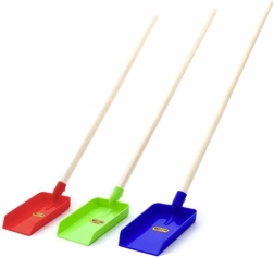 Plastikinis kastuvas su medine rankena wader-polesie
