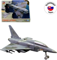 Friction-Powered Fighter Jet with Light and Sound