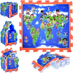 Foam Puzzle Children of the World – Educational Play Mat 93 × 93 cm