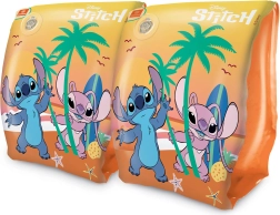 Pripučiami plaukimo ratai ant rankų su Stitch vaikams