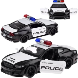 Metalinis policijos automobilis Ford Mustang Shelby GT350 1:32 su šviesomis ir garsais
