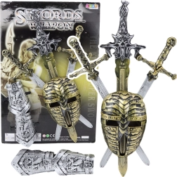 Knight Set with Mask and Swords