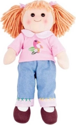 Medžiaginė lėlė BIGJIGS TOYS Molly 38 cm