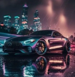 Deimantinė tapyba Mercedes‑Benz 30 × 40 cm