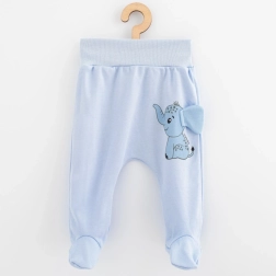 Infant cotton footed pants New Baby Happy Elephant blue 68