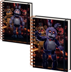 Five Nights At Freddy’s 3D žiedinis bloknotas A5 Jump