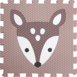 Minideckfloor stirniukas – rudas su tamsiai rudu stirniuku