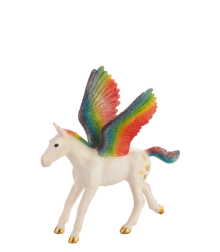 Mojo Pegasus Rainbow Foal – Large Figure