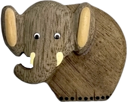 Medinė magnetukė „Dramblys iš šono“ 2Kids Toys