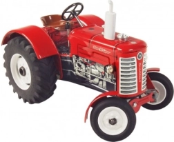 Metalinis traktorius Zetor 50 Super su raktu 1:25, raudonas