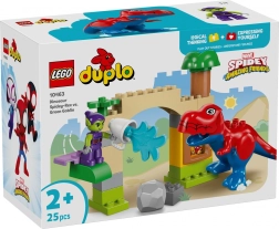 LEGO DUPLO Marvel Spidey-Rex prieš Žaliąjį Gobliną – konstruktorius patiems mažiausiems