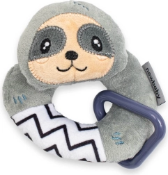 Pliušinis barškutis į ranką New Baby Sloth