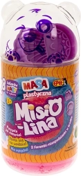 Misiolina plastilinas – rožinis ir violetinis rinkinys su formelėmis