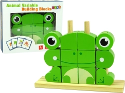 Creative Wooden 3D Frog Puzzle
