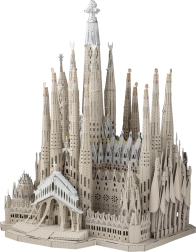 3D metalinis dėlionės modelis Sagrada Família – Metal Earth Premium serija