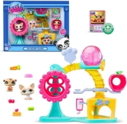 Littlest Pet Shop Linksma gamykla su 2 figūrėlėmis