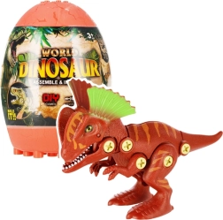 Sudedamas dinozauras kiaušinyje