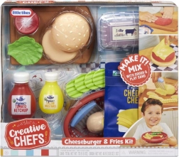Kūrybinis rinkinys cheeseburgeris ir bulvytės LITTLE TIKES Creative Chefs