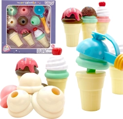 Ledų meistro rinkinys Ice Cream Play Set 15 vnt.