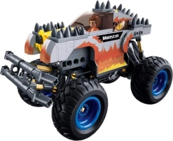 SLUBAN Power Bricks pull-back off-road truck Silver Firebolt (267 pieces)
