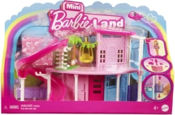 MATTEL mini BARBIE Land lėlių namelis su lėlyte, augintiniu, liftu ir baseinu