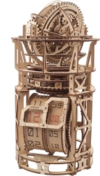 Ugears medinis mechaninis laikrodžio mechanizmas su turbionu