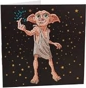 Crystal Art atvirukas Dobby 18 × 18 cm