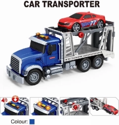 Tow truck set 1:14 with pull-back drive and light
