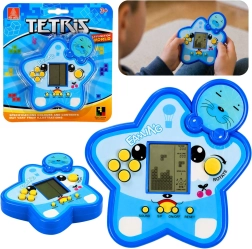 Elektroninis žaidimas „Tetris“ mėlynos žvaigždės formos