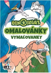 Spalvinimo knygelė A5 dinozaurai