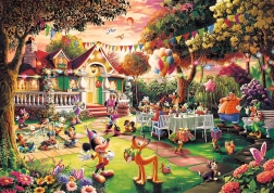 Trefl dėlionė „Mickey Mouse“ gimtadienio šventė, 1000 dalių, Premium Plus