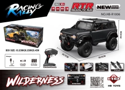 RC Car WILDERNESS 1:10, Black, Waterproof, LED Lighting