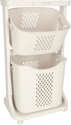 Dviaukštis vėžimėlis skalbiniams ir žaislams