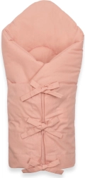 Classic tie-up swaddle wrap New Baby old rose