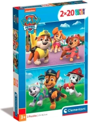 Dėlionė 2×20 detalių Paw Patrol