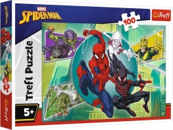 Dėlionė 100 detalių Spiderman voro kaukė Trefl