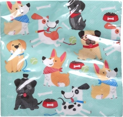 Vakarėlio servetėlės PES 33x33 cm, 20 vnt.