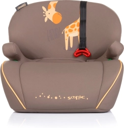 Vaikiška automobilinė paaukštinimo sėdynė „Sonic“ su žirafos motyvu, i-Size ISOFIX